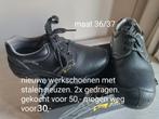 Schoenen met stalen neus, Ophalen, Zo goed als nieuw, Zwart, Sneakers of Gympen