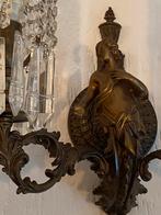 Bronzen lamp, Antiek en Kunst, Antiek | Kandelaars, Ophalen of Verzenden