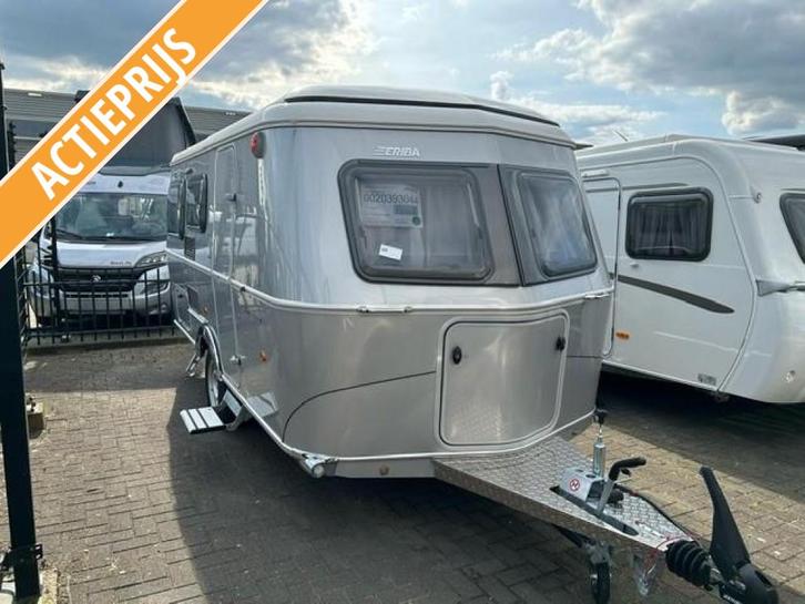 Eriba Touring 530, Caravans en Kamperen, Caravans, Bedrijf, tot en met 3, 750 - 1000 kg, Standaardzit, Eriba, Dwarsbed, Vast bed