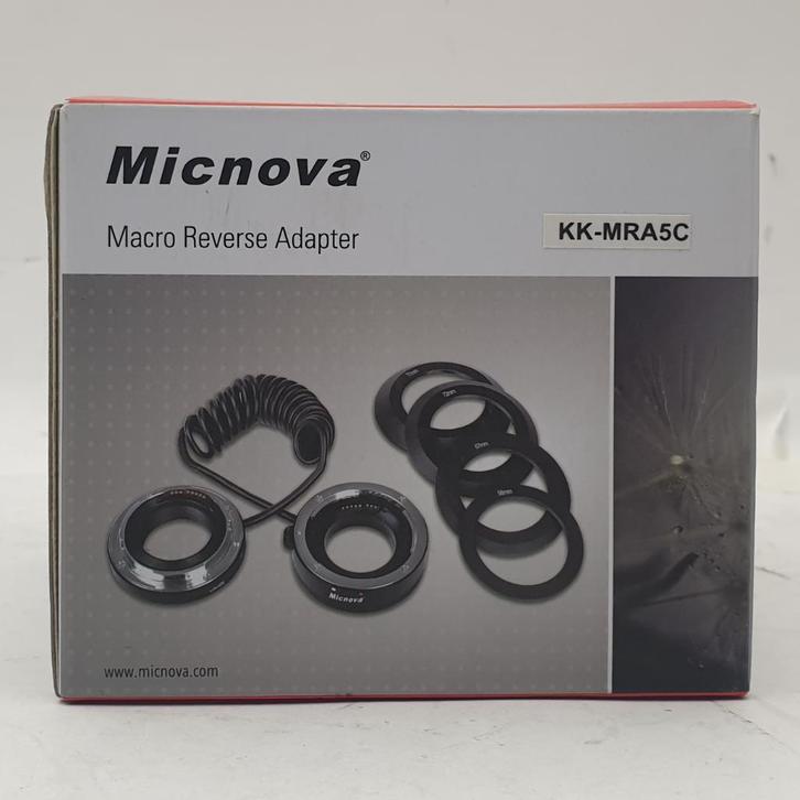 Micnova macro reverse adapter KK-MRA5C || € 11.99, Spelcomputers en Games, Games | Nintendo DS, Zo goed als nieuw, Racen en Vliegen