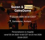 Suzanne & Freek 2x zilver voor 23 mei 2026, Tickets en Kaartjes, Twee personen, Mei