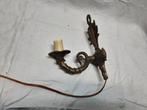 Brocante kaars wandlamp, Huis en Inrichting, Lampen | Wandlampen, Ophalen of Verzenden, Gebruikt