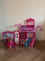 Barbie speelhuis in koffer, Ophalen of Verzenden, Gebruikt, Jongen of Meisje