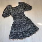 zwart met wit GAP jurkje met pofmouwen mt M Tall, Verzenden, Zo goed als nieuw, Maat 38/40 (M), Zwart