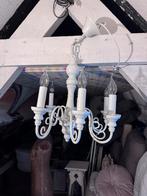 Brocante witte kroonluchter (2 stuks), Ophalen, Zo goed als nieuw