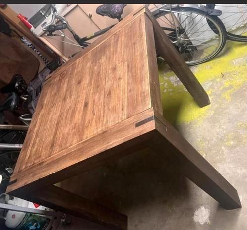 Bartafel eiken, goede kwaliteit, hoge tafel maten 92x90x90, Huis en Inrichting, Tafels | Salontafels, Zo goed als nieuw, Minder dan 50 cm