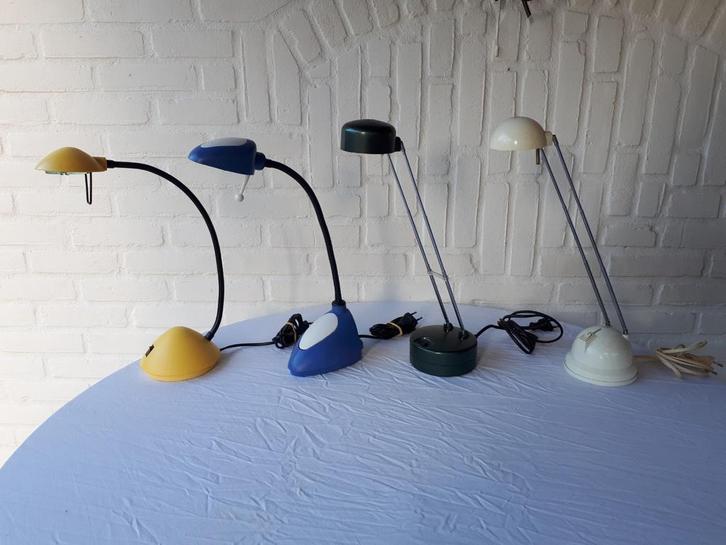 Vintage retro tafellampen bureaulampen Design izgst halogeen, Huis en Inrichting, Lampen | Tafellampen, Zo goed als nieuw, Minder dan 50 cm