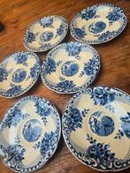 6 Schoteltjes Peacock. Peacock Blauw Société Ceramique, Antiek en Kunst, Ophalen of Verzenden