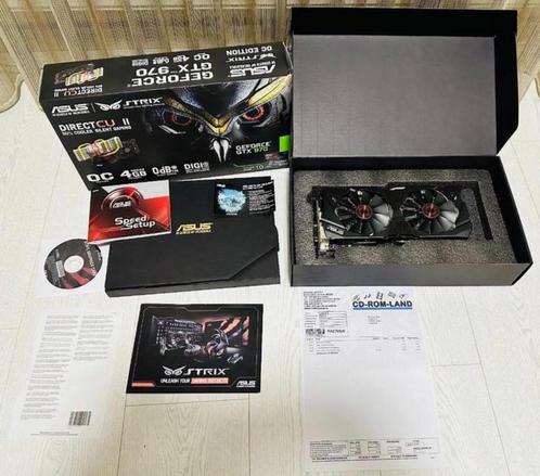Asus Strix GTX 970 4GB, Computers en Software, Videokaarten, Zo goed als nieuw, Nvidia, PCI-Express 3.0, GDDR5, DisplayPort, Ophalen of Verzenden
