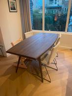 Eettafel Bjarte Goossens 180x90 massief eiken, Huis en Inrichting, Tafels | Eettafels, Ophalen, 50 tot 100 cm, Zo goed als nieuw