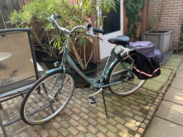Sparta dames fiets damesfiets groen met goede fietstassen beschikbaar voor biedingen