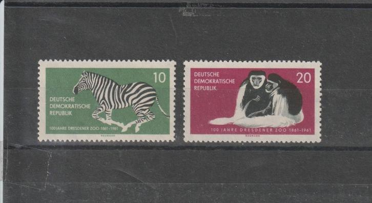 DDR 1961, Michel 825 t/m 826, Postfris., Postzegels en Munten, Postzegels | Europa | Duitsland, Postfris, DDR, Verzenden