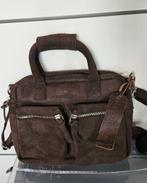 Micmacbags Suède Leren Crossbody / Schoudertas Bruin, Overige merken, Bruin, Verzenden, Zo goed als nieuw