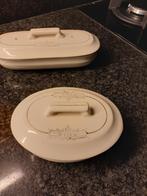 Antiek kammen en zeepbakje van Societe Ceramique Maastricht, Antiek en Kunst, Antiek | Keramiek en Aardewerk, Ophalen of Verzenden