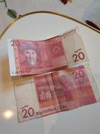 2x 20 som bankbiljetten (Kirgizië), Ophalen, Centraal-Azië, Los biljet