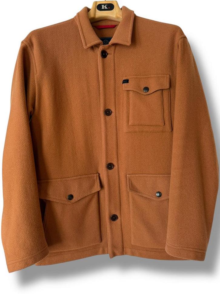 FAY Overshirt jas - overcoat – Maat 52 – One of a Kind, Kleding | Heren, Jassen | Zomer, Zo goed als nieuw, Maat 52/54 (L), Bruin