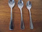3 vintage RVS Sola Karina lepeltje, espresso lepel 10 cm p s, Antiek en Kunst, Antiek | Bestek, Ophalen of Verzenden