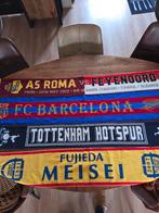 4 Voetbalsjaals ,feyenoord,fc Barcelona,hotspur,japan, Ophalen of Verzenden, Zo goed als nieuw, Feyenoord, Vaantje of Sjaal