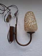retro wandlampje, Ophalen of Verzenden, Gebruikt, Glas