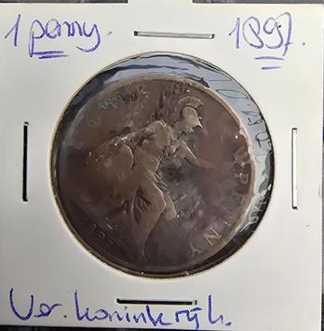 Verenigd Koninkrijk 1 penny 1897 beschikbaar voor biedingen