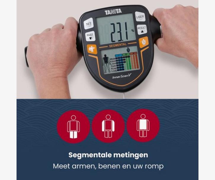 Tanita BC 545N; segmentale lichaamsanalyse weegschaal, Sport en Fitness, Gezondheidsproducten en Wellness, Zo goed als nieuw, Overige typen