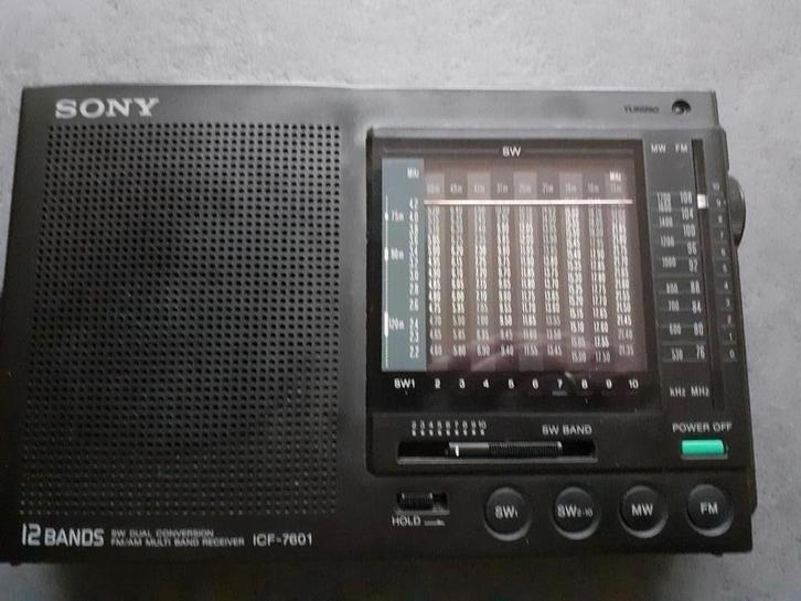 Sony ICF-7601 wereldontvanger, Audio, Tv en Foto, Radio's, Wereldontvanger, Ophalen of Verzenden