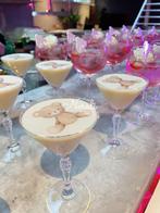 Mocktail Glazen - Martini - Verhuur - Tafeldecoratie, Ophalen, Zo goed als nieuw, Verjaardag