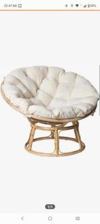 Rotan Papasan Stoel - Comfortabel & Tijdloos, Huis en Inrichting, Ophalen, Gebruikt, Bruin, Boho