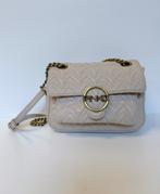 PINKO Taupe vegan leer crossbody bag tas, Sieraden, Tassen en Uiterlijk, Tassen | Damestassen, Ophalen of Verzenden, Zo goed als nieuw