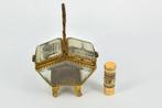 ANTIEK  SIERADEN  DOOSJE  + AANSTEKER PARIS, Antiek en Kunst, Ophalen of Verzenden