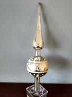 Vintage kerstboom piek zilver glas, Diversen, Kerst, Ophalen