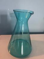 Vintage karaf Ikea. Blauw turqoise glas., Overige kleuren, Ophalen of Verzenden, Minder dan 50 cm, Glas