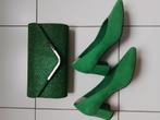 Gave groene schoen, met glittertasje. Mt 39, Ophalen of Verzenden, Zo goed als nieuw, Groen, Sneakers of Gympen