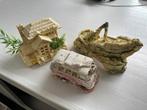 Aquarium ornamenten bus schip sushibar en boom, Ophalen of Verzenden, Gebruikt, Sierelement