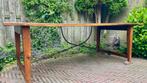 Spaanse tafel van antiek eiken-scheepshout, Ophalen, Gebruikt, 100 tot 150 cm, Eikenhout