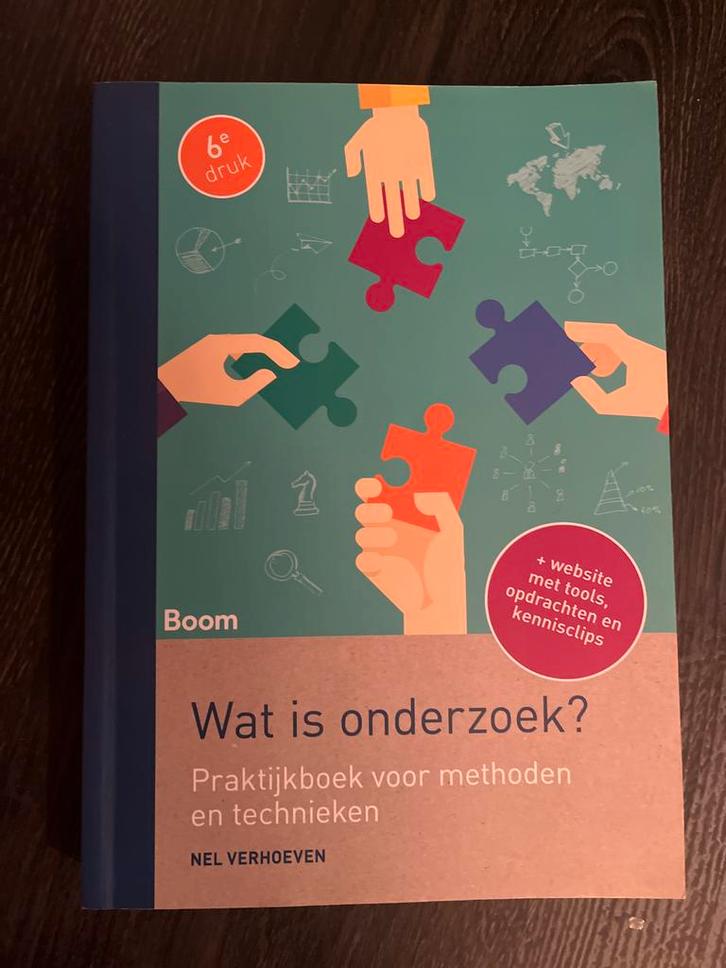 Wat is onderzoek? - Praktijkboek methoden, Boeken, Studieboeken en Cursussen, Gelezen, HBO, Ophalen of Verzenden