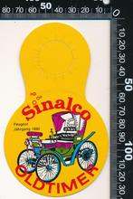 Sticker: Sinalco Oldtimer - Peugeot 1890, Verzamelen, Auto of Motor, Ophalen of Verzenden, Zo goed als nieuw