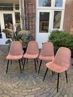 Eetkamerstoelen roest/roze Naduvi 4 x, Ophalen, Gebruikt, Overige kleuren, Metaal