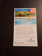 Sanadome Nijmegen 20% korting, Drie personen of meer, Kortingsbon, Spa of Sauna