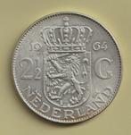 Zilveren Juliana Rijksdaalder 1964, Postzegels en Munten, Munten | Nederland, Koningin Juliana, Zilver, Ophalen of Verzenden, Losse munt