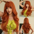 Rode pruik Ginger kleur, Verzenden, Nieuw, Pruik of Haarverlenging