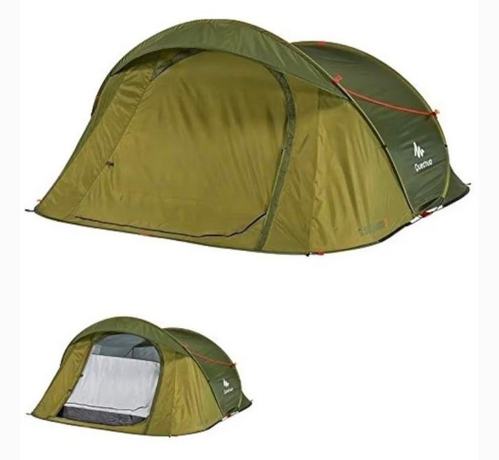3 Persoons Pop-Up Tent - Ideaal voor Festivals!, Caravans en Kamperen, Tenten, tot en met 3, Zo goed als nieuw, Ophalen