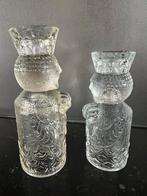 2 Vintage Björn Wiinblad Glas Kandelaar ‘Drie Koningen’ 60’s, Antiek en Kunst, Antiek | Glas en Kristal, Ophalen of Verzenden