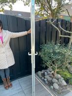 Tekoop hard houten deur, Doe-het-zelf en Verbouw, Deuren en Horren, 80 tot 100 cm, Ophalen of Verzenden, 200 tot 215 cm, Glas