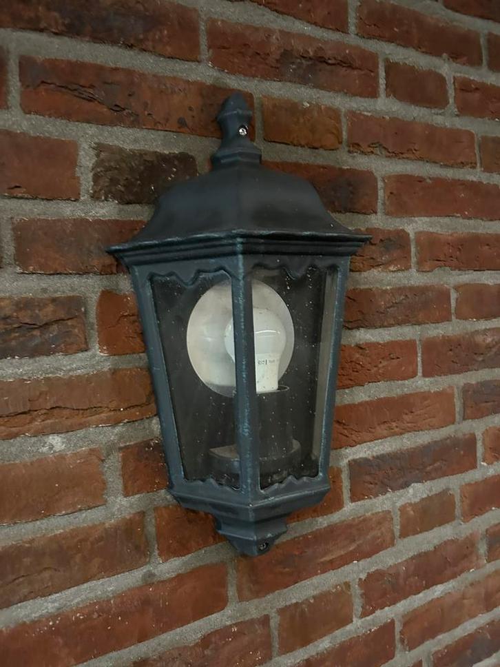Buitenlamp, lamp, Tuin en Terras, Buitenverlichting, Gebruikt, Wandlamp, Aluminium, 50 tot 250 watt, Netvoeding, Waterbestendig