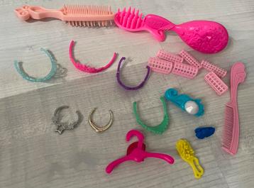 Barbie sieraden tiara s kammen spulletjes beschikbaar voor biedingen