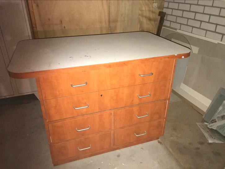 Ladekast door meubelmaker gemaakt, Huis en Inrichting, Kasten | Ladekasten, Gebruikt, Minder dan 100 cm, 100 tot 150 cm, 75 cm of meer