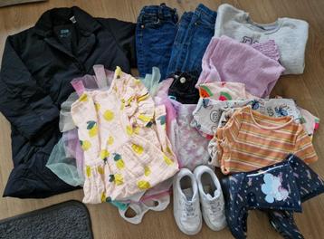 18 stuks meisjes kleding maat 98/104 (r0017) ,b beschikbaar voor biedingen