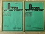 Bau-wettbewerbe 1931 jaargang 12 ex. Bouwkunde, Ophalen of Verzenden, Gelezen, Bouwkunde