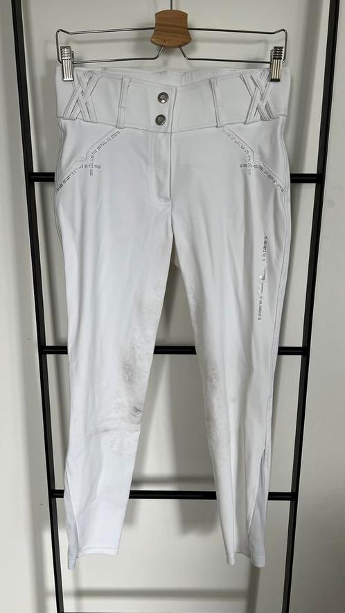 Fair Play wedstrijdbroek Luisa wit siliconen zitvlak, Dieren en Toebehoren, Paardrijkleding, Zo goed als nieuw, Dames, Onderkleding